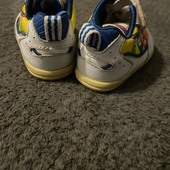 Size 3 2001 Veggie Tales Shoes Kids Toddler Vtg Bob And Larry GUC RARE - Picture 2 of 6